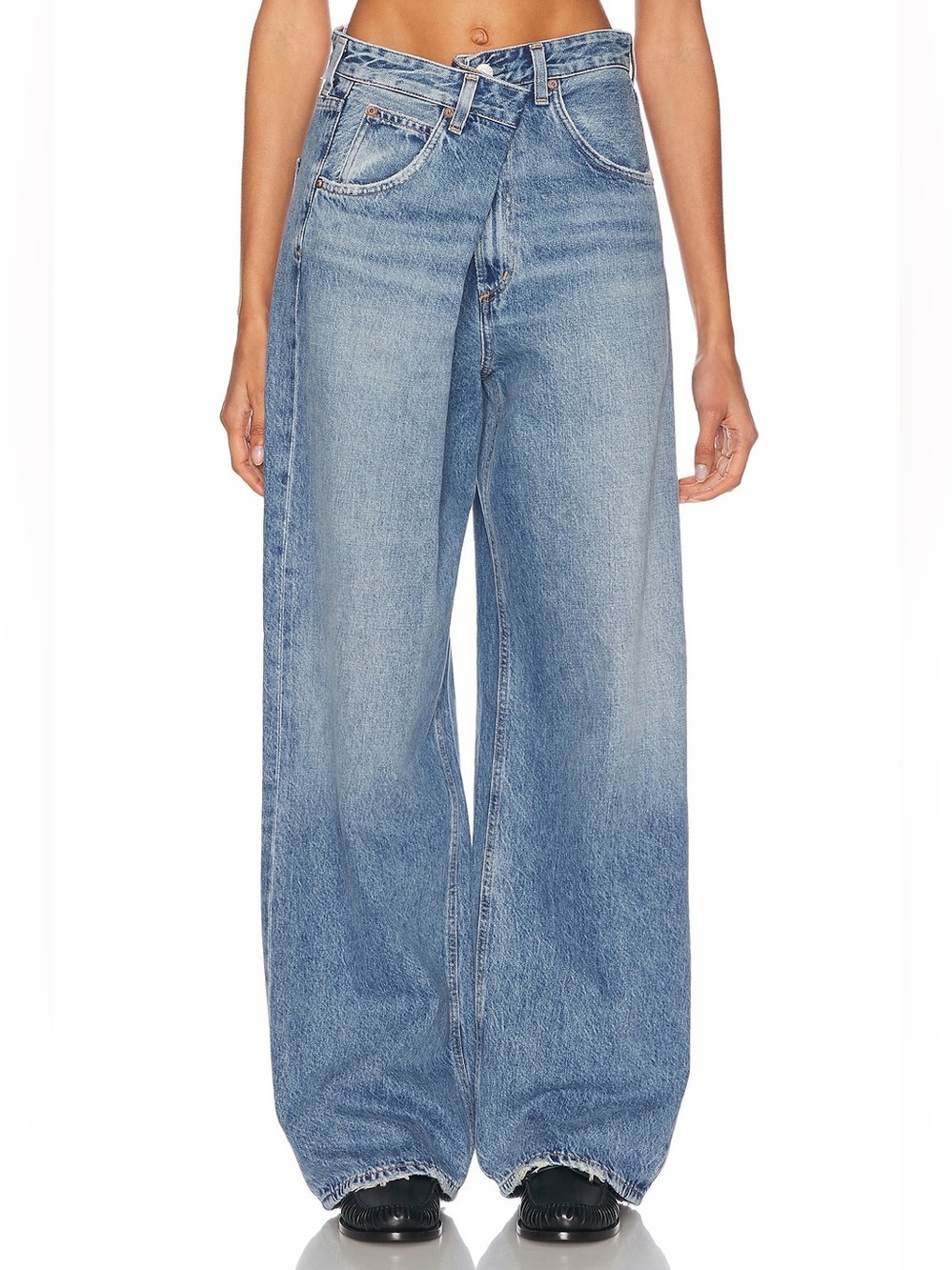 Agolde Vana Fold Wide Leg Jean - size 25